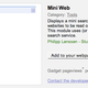 Illustration for article titled Google Gadgets Getting OS X Dashboard Compatibility Tomorrow